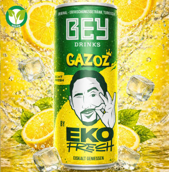 BEY DRINKS - Gazoz by Eko Fresh VEGAN 330ml